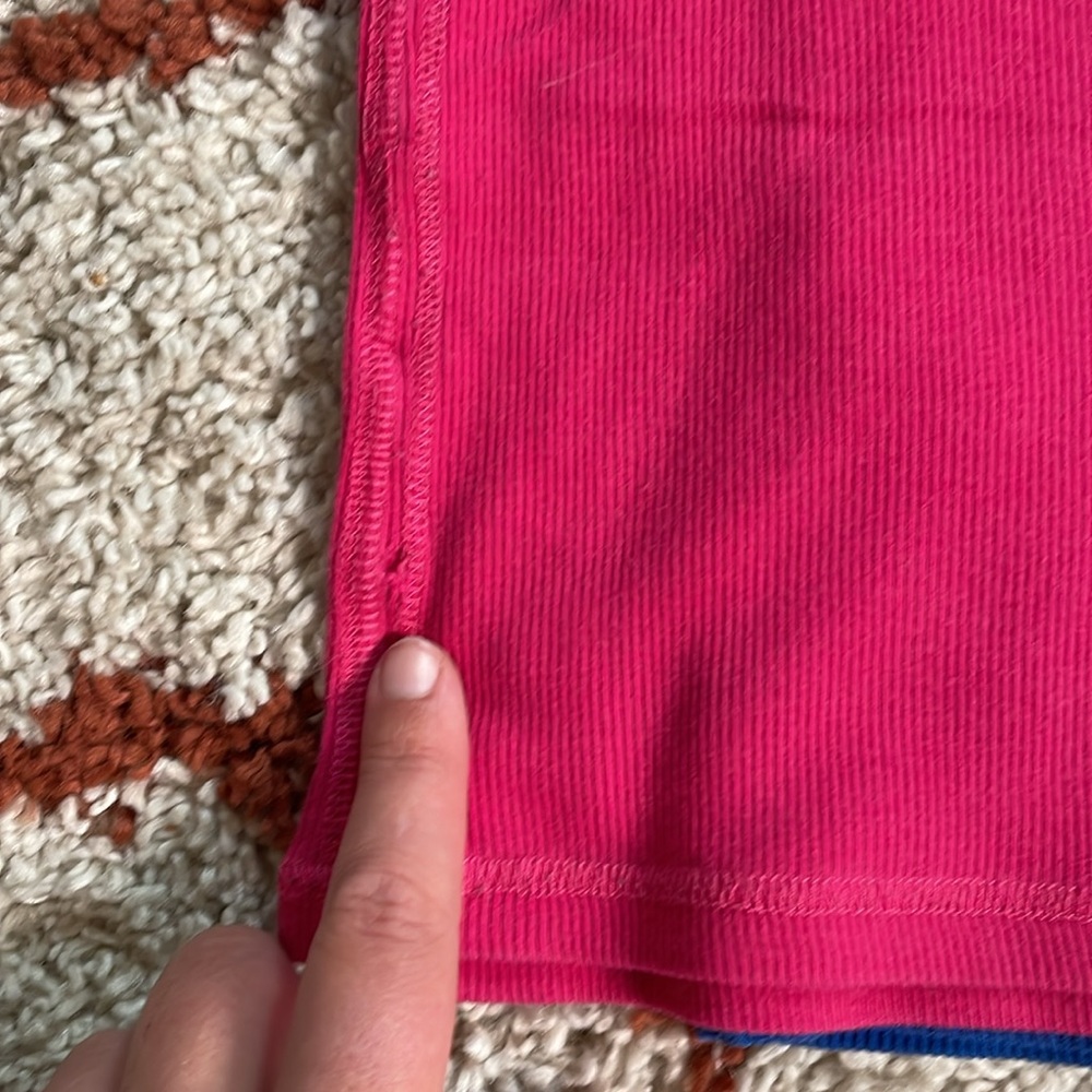 A&F- 3 LONG Style Racerback Tanks- Sz Lrg- Pink/Navy/Royal Blue-*Flawed* - Picture 10 of 16